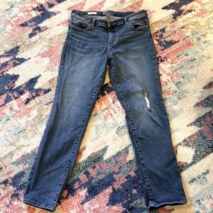 Kut from the Kloth Katy Boyfriend Distressed Jean, SZ 12